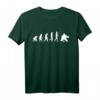 Eishockey Torwart T-Shirt mit Evolution Motiv - Lustiges Goalkeeper Shirt für Fans, Spieler & Trainer