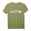 Eishockey Torwart T-Shirt mit Evolution Motiv - Lustiges Goalkeeper Shirt für Fans, Spieler & Trainer