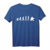 Eishockey Torwart T-Shirt mit Evolution Motiv - Lustiges Goalkeeper Shirt für Fans, Spieler & Trainer
