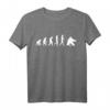 Eishockey Torwart T-Shirt mit Evolution Motiv - Lustiges Goalkeeper Shirt für Fans, Spieler & Trainer