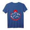 Bergen Sport Motiv Damen Herren - Der Berg ruft T-Shirt mit Bergmotiv, perfektes Geschenk für Bergsteiger & Naturfreunde zu Geburtstag & Weihnachten