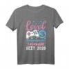 Kinder Mädchen Gamer T-Shirt Level 3 - Geburtstag Geschenk für 3-Jährige Zockerinnen mit Controller Motiv & Gaming Design