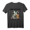 Lustiges Katzen und Bücher Spruch Watercolor T-Shirt – Niedliches Geschenk für Katzen- und Buchliebhaber, Damen & Herren