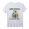 Lustiges Katzen und Bücher Spruch Watercolor T-Shirt – Niedliches Geschenk für Katzen- und Buchliebhaber, Damen & Herren