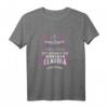 Claudia Name Vorname Geburtstag Geschenk T-Shirt – Witziges personalisiertes Outfit für Taufe, Geburtstag und besondere Anlässe