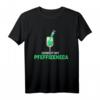 Mit Pfeffi geimpft Pfefferminzlikör T-Shirt – Lustiges Schnaps- und Likörmotiv für Pfeffi-Trinker, Partygänger und Kneipengänger