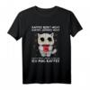 Kaffee Redet Nicht Kaffee Jammert Nicht Büro Katze Spruch T-Shirt – Lustiges Kaffee-Shirt für Büro, Kaffeeliebhaber & Kollegen