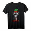 Boss Elf Familienoutfit Partnerlook Weihnachten - Lustiges Elf Kostüm für die Familie als Alternative zu Weihnachtspullovern