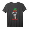 Boss Elf Familienoutfit Partnerlook Weihnachten - Lustiges Elf Kostüm für die Familie als Alternative zu Weihnachtspullovern