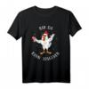 Lustiges Huhn Bin da kann losgehen Party T-Shirt – Perfekt als Geschenk für Tierliebhaber, Freunde und Familie zu Geburtstag, Muttertag oder Kinderparty
