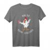 Lustiges Huhn Bin da kann losgehen Party T-Shirt – Perfekt als Geschenk für Tierliebhaber, Freunde und Familie zu Geburtstag, Muttertag oder Kinderparty