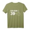 39+1 Geschenk für Männer zum HapDeer - Lustiges Stinkefinger T-Shirt mit Spruch für Freizeit & Alltag