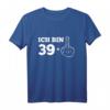 39+1 Geschenk für Männer zum HapDeer - Lustiges Stinkefinger T-Shirt mit Spruch für Freizeit & Alltag