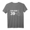 39+1 Geschenk für Männer zum HapDeer - Lustiges Stinkefinger T-Shirt mit Spruch für Freizeit & Alltag