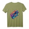 80er 90er Retro Kassette T-Shirt für Kinder – Vintage Musik Motiv für Fasching, Karneval & Partys