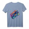 80er 90er Retro Kassette T-Shirt für Kinder – Vintage Musik Motiv für Fasching, Karneval & Partys