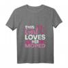 Damen Dieses Mädchen Liebt Ihre Simson-S51 Moped T-Shirt mit V-Ausschnitt – Coole Geschenkidee für junge Mopedfans, Geburtstags- und Vatertagsgeschenk