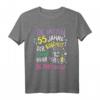 Lustiges 55. Geburtstag T-Shirt - Perfektes Geschenk für Mann, Frau, Familie und Freunde zum 55. Geburtstag