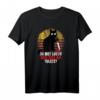 Lustiges Katzen mit Messer T-Shirt - Humorvolles Halloween-Statement-Shirt für Katzenliebhaber und Grusel-Fans