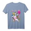 Kinder Ich Bin 4 Geburtstagsshirt mit Einhorn - Buntes Rainbow Dabbing Unicorn T-Shirt für Mädchen, perfekt für 4. Geburtstagsfeiern
