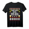 Herren HoHoHo hol mir mal ein Bier Ugly Christmas T-Shirt – Lustiges Weihnachtsmotiv mit Rentier, Tannenbaum & Schneemann, perfektes Geschenk für Vater & Bierliebhaber