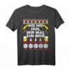 Herren HoHoHo hol mir mal ein Bier Ugly Christmas T-Shirt – Lustiges Weihnachtsmotiv mit Rentier, Tannenbaum & Schneemann, perfektes Geschenk für Vater & Bierliebhaber