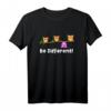 Be different Lustiges Eulen Fun Vogel Spruch Geschenk T-Shirt für Damen, Herren und Kinder – Perfekt als witziges Geschenk für Freunde & Familie