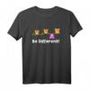 Be different Lustiges Eulen Fun Vogel Spruch Geschenk T-Shirt für Damen, Herren und Kinder – Perfekt als witziges Geschenk für Freunde & Familie