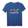 Be different Lustiges Eulen Fun Vogel Spruch Geschenk T-Shirt für Damen, Herren und Kinder – Perfekt als witziges Geschenk für Freunde & Familie