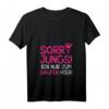 Damen Sorry Jungs Bin Nur Zum Saufen Hier Mallorca Geschenk T-Shirt mit V-Ausschnitt – Perfekt für Junggesellinnenabschied, Festival & Kroatien Party