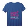 Damen Sorry Jungs Bin Nur Zum Saufen Hier Mallorca Geschenk T-Shirt mit V-Ausschnitt – Perfekt für Junggesellinnenabschied, Festival & Kroatien Party