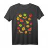 Funny Fruits Veganer T-Shirt mit Obst Motiv - Lustiges Obst und Gemüse Design für Veganer, Vegetarier, Kinder und Erwachsene als Geschenk