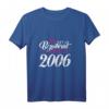 Bezaubernd Seit 2006 süßes Jahrgang Motiv zum 16. Geburtstag T-Shirt für Mädchen und Teenager – Lustiges Vintage Design für Geburtstagsparty und Geschenk