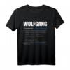 Wolfgang Vorname Name Rufname Geschenk T-Shirt - Witziges Personalisiertes Outfit für Geburtstag und besondere Anlässe