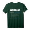 Wolfgang Vorname Name Rufname Geschenk T-Shirt - Witziges Personalisiertes Outfit für Geburtstag und besondere Anlässe