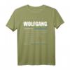 Wolfgang Vorname Name Rufname Geschenk T-Shirt - Witziges Personalisiertes Outfit für Geburtstag und besondere Anlässe