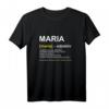 Lustiges Maria T-Shirt mit Spruch – Personalisiertes Geschenk für Frauen, Geburtstags- & Muttertagsgeschenk, Witziges Namensshirt für Damen