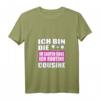 Damen Fun T-Shirt mit Spruch 'Ich bin die im Saufen habe ich Routine Cousine' – Lustiges Outfit für Partys, Freunde & Büro-Humor