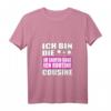 Damen Fun T-Shirt mit Spruch 'Ich bin die im Saufen habe ich Routine Cousine' – Lustiges Outfit für Partys, Freunde & Büro-Humor