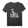 No ProblLama Hipster T-Shirt mit Faultier und Lama Motiv - Lustiges Geschenk für Lama- und Faultier-Fans