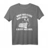 Belgian Malinois Happy Malinois Spruch T-Shirt – Lustiges Hundesport Design für Hundeliebhaber, Züchter & Tierfreunde