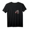 Katze in Brusttasche mit Messer Halloween Crazy Cat Knife T-Shirt – Lustiges Katzenmotiv für Katzenliebhaber und Horror-Fans zu Halloween, Geburtstag & Weihnachten