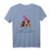 Lieblings Schlafshirt Hund mit Herz – Bequemer Hundemotiv Schlafanzug für Hundeliebhaber, Kuschelige Langarmnachtwäsche