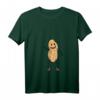 Lustiges Damen Erdnuss Kinder T-Shirt mit V-Ausschnitt – Niedliches Design für Erdnuss-Fans und Kinder