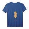 Lustiges Damen Erdnuss Kinder T-Shirt mit V-Ausschnitt – Niedliches Design für Erdnuss-Fans und Kinder
