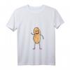 Lustiges Damen Erdnuss Kinder T-Shirt mit V-Ausschnitt – Niedliches Design für Erdnuss-Fans und Kinder