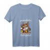 Lustiges Damen Schlafshirt mit Eulenmotiv - Offizielles Pyjama Schlafanzug T-Shirt für Nachteulen & Morgenmuffel, perfekte Geschenkidee für Weihnachten & Geburtstag