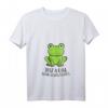 Damen & Mädchen Frosch T-Shirt - Nur Ein Frosch Mädchen, Liebhaber Motiv, Perfekt für Kinder und Frauen, Tolles Geschenk für Froschfans