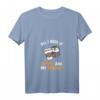 Damen Coffee and my Penguin T-Shirt mit Königspinguin Motiv - Originelles Tiermotiv für Pinguinliebhaber und Zoo-Fans