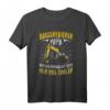 Baggerfahrer Papa Geschenk Baumaschine Bagger Fahrer Spruch T-Shirt - Lustiges Bauarbeiterdesign für Vatertag, Geburtstag & Weihnachten